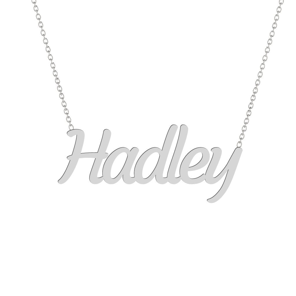 Gold Name Necklace - Hadley